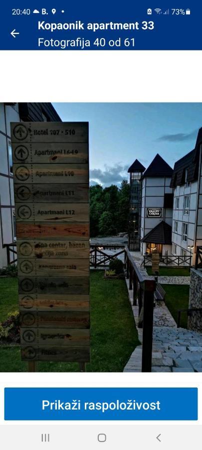 Apartman Kraljevi Cardaci Sadikovic Sa Garazom Kopaonik Eksteriør billede